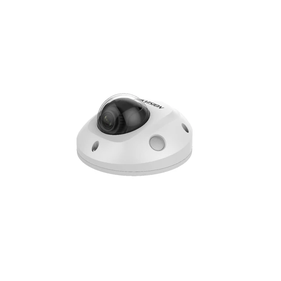 IP, Mini dómkamera, 4 MP, Fix objektív, 4mm, EXIR 30m,  IR,  Hang/riasztás I/O, Wi-Fi antennával,